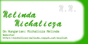 melinda michalicza business card